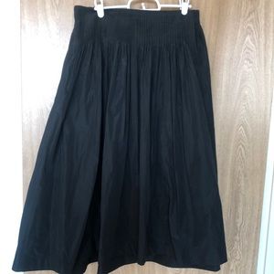 COS pin tucked midi skirt